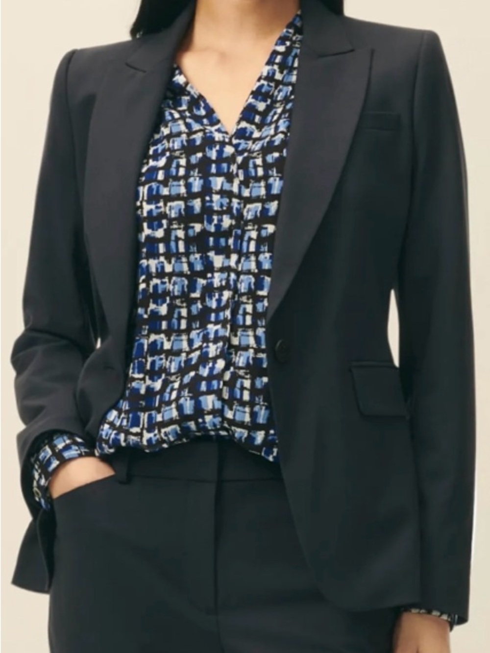 Brook Brothers Tailored Navy Women's blazer.